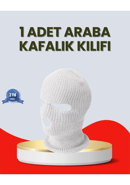 Ds-Derin Araba Baş Dayanağı Kılıfı Yumuşak Yün Kumaş Dekoratif