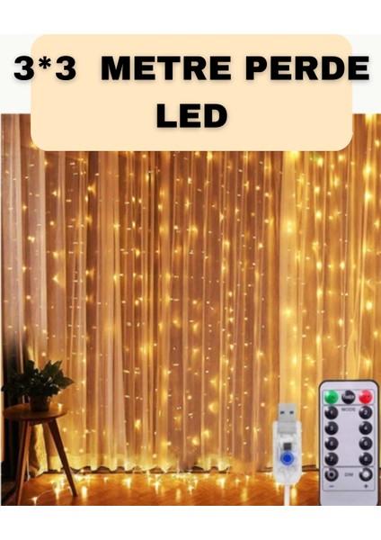 Ds-Derin Iç ve Dış Me Perde LED – Bahçe, Balkon ve Veranda Için