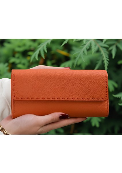 %100 Hakiki Deri Kadın Cüzdan&çanta