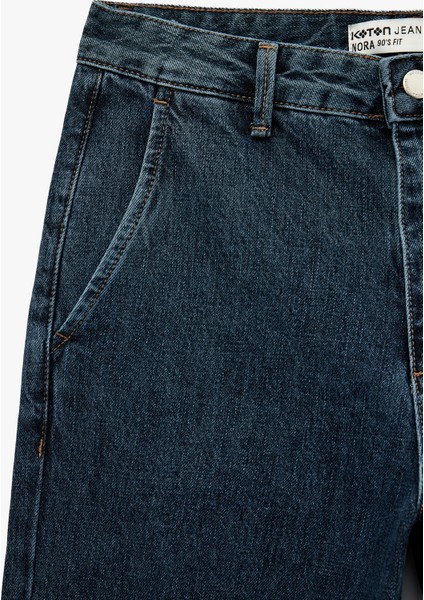 Normal Bel Uzun Paça Straight Fit Jean Pantolon - Straight Fit Jean