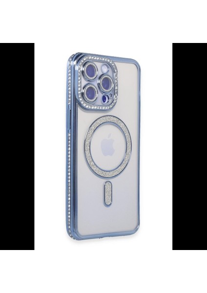 iPhone 15 Pro Max Kılıf Joke Simli Magneticsafe Kılıf