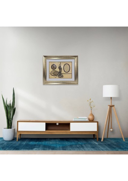 Tuğra Besmele ve Ayetel Kürsi Çerçeveli Tablo fiyatları