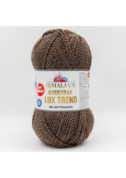 Everyday Lux Trend Anti Pilling El Örgü Ipliği 21815 Kahve Kırçıl - 1 Adet