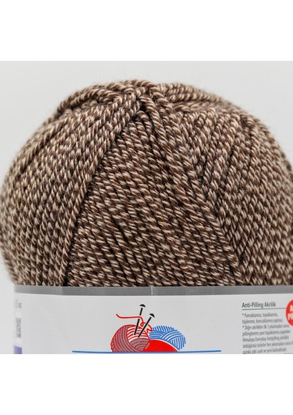Everyday Lux Trend Anti Pilling El Örgü Ipliği 21815 Kahve Kırçıl - 1 Adet fiyatları