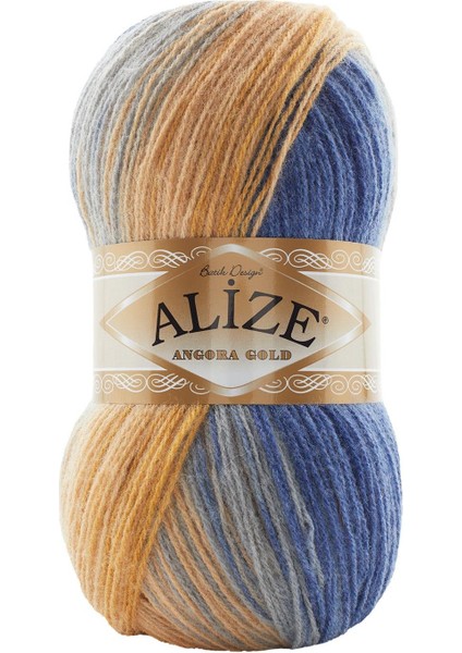 Angora Gold Batik El Örgü Ipliği 7914 Batik - 1 Adet