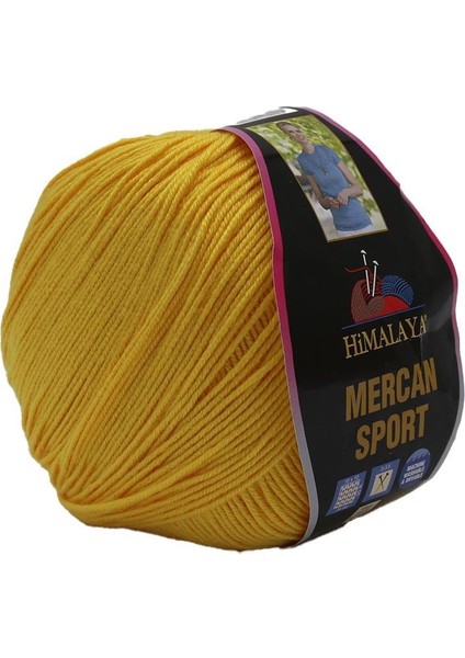 Mercan Sport El Örgü Ipliği 101-32 Sarı - 1 Adet