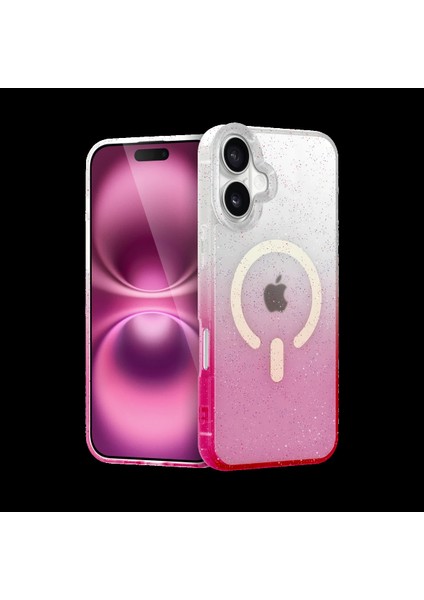 Apple iPhone 16 Pummel Shiny Magsafe Kapak