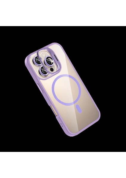 Apple iPhone 16 Pro Max Remim Lensli Magsafe Standlı Kapak modelleri