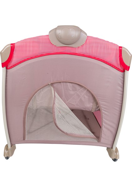 Kanz Hamburg 70X110CM Dönenceli Oyun Parkı Seyahat Yatağı - Kırmızı modelleri