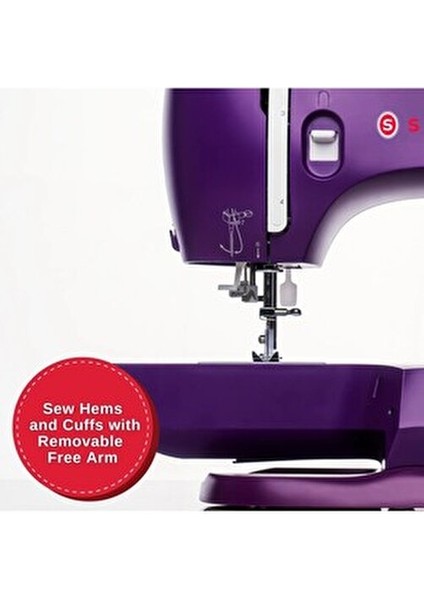 3337 Fashion Mate Elektronik Dikiş Makinesi Mor 29 Dikiş Deseni ile Kullanıma Uygun indirimleri