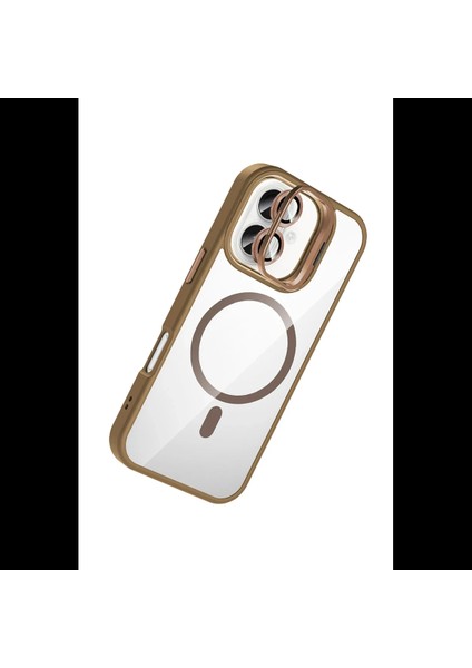 Apple iPhone 16 Plus Remim Lensli Magsafe Standlı Kapak fiyatları