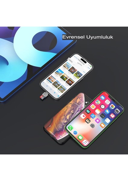 iPhone iPad Micro Sd Kart Okuyucu, [apple Mfi Sertifikalı] Lightning - Micro Sd/tf Kart Okuyucu