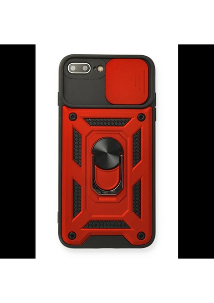 iPhone 7 Plus Kılıf Pars Lens Yüzüklü Silikon