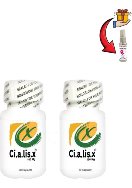 Erkeklere Özel Performansınıza Destekli Ürün 30'lu x 2 Ad+Erosel Masaj Yağı ile