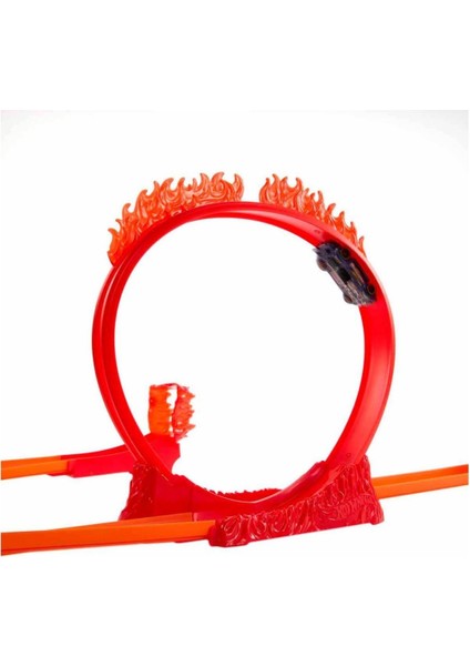 Nessiworld HMC04 Hot Wheels Track Builder Alev Temalı Akrobasi Seti modelleri