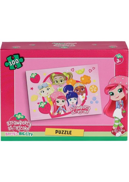 Nessiworld CK7909 Çilek Kız 100 Parça Puzzle - Laço Kids - Utku Oyuncak
