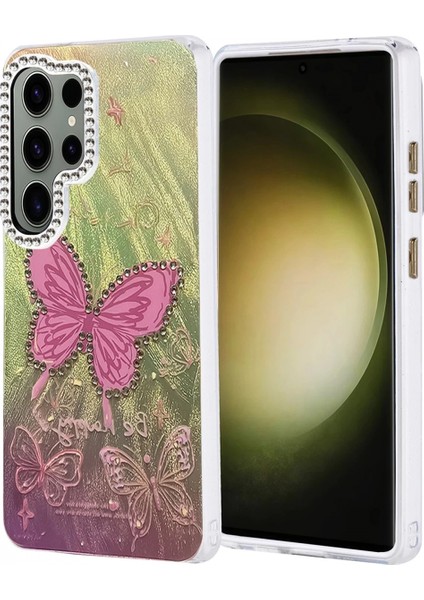 Samsung Galaxy S25 Ultra Kılıf Blade Aynalı Desenli Kapak - Desen 5