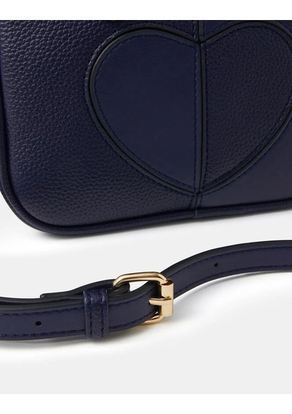 Heart Patch El Çantası Lacivert modelleri