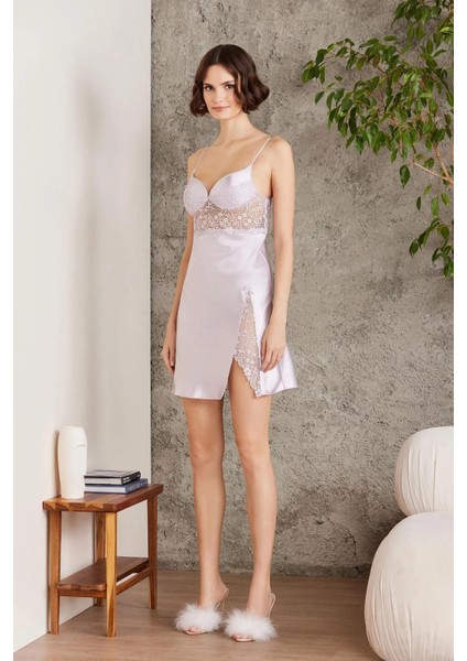 Saten Sabahlık Gecelik Pijama Takım Şortlu Takım Terlik Hediyeli Gelin Çeyiz Seti modelleri
