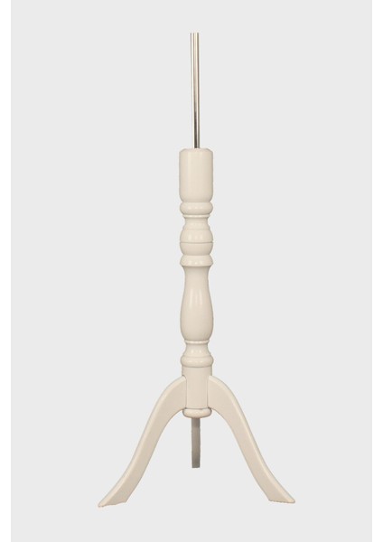 Beyaz Gürgen Ahşap Dekoratif Terzi Mankeni Ayağı