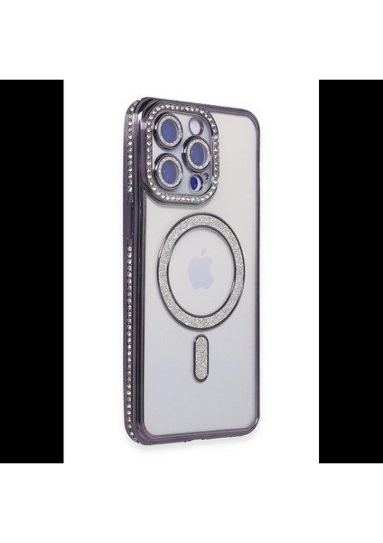 iPhone 15 Pro Max Kılıf Joke Simli Magneticsafe Kılıf