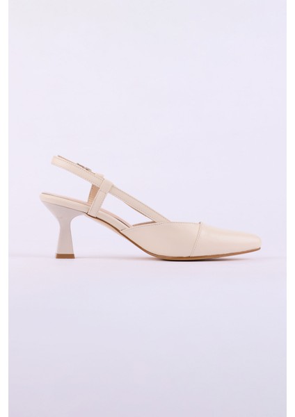 Hakiki Deri Topuklu Kadın Ayakkabısı 25SRK005 fiyatları