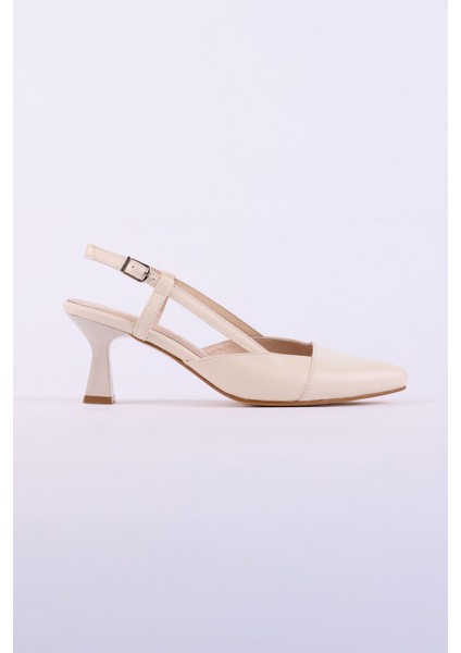 Hakiki Deri Topuklu Kadın Ayakkabısı 25SRK005 modelleri