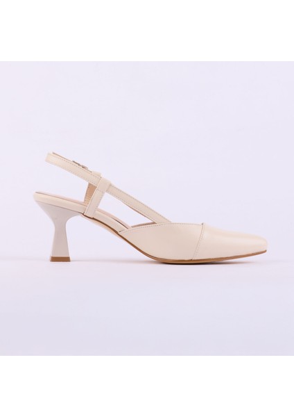 Hakiki Deri Topuklu Kadın Ayakkabısı 25SRK005 indirimleri