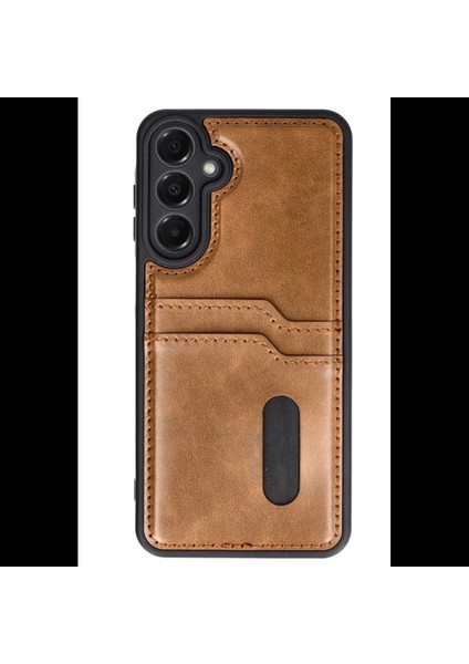 Samsung Galaxy A26 Kılıf Sara Kartvizitli Deri Kılıf