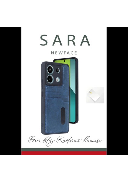 Xiaomi Redmi Note 13 Pro 5g Kılıf Sara Kartvizitli Deri Kılıf modelleri