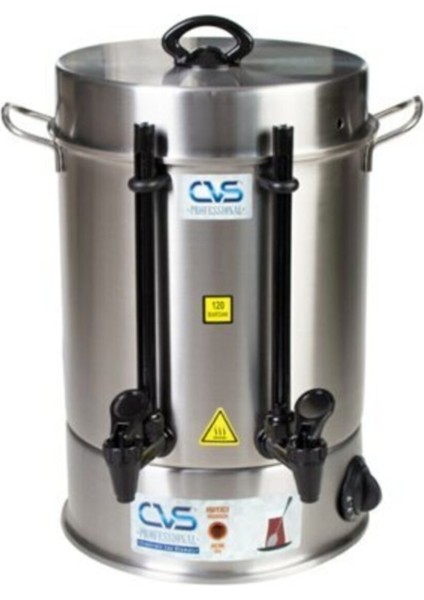 Elektrikli Çift Musluk Çay Otomatı, Semaver Makinesi, Gümüş, 160 Bardak Kapasiteli fiyatları