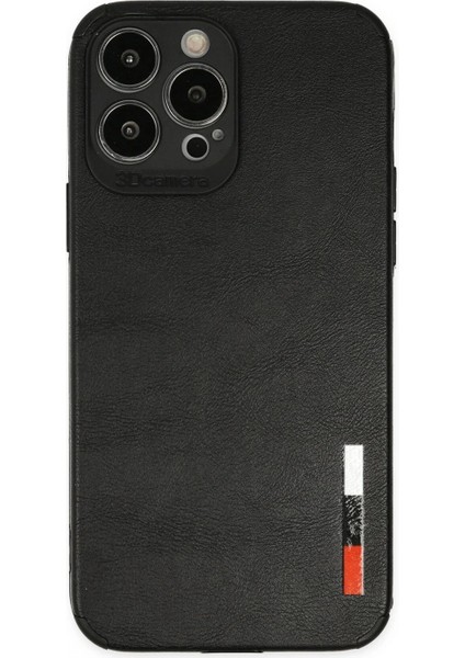 iPhone 13 Pro Kılıf Loop Deri Silikon - Siyah