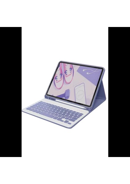 iPad Pro 11 (2022) Kılıf KC01 Smart Klavyeli Tablet Kılıfı