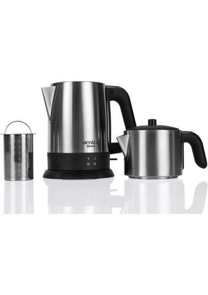 Gri Inox Çay Makinesi, Şık ve Kullanışlı Demleme Cihazı fiyatları