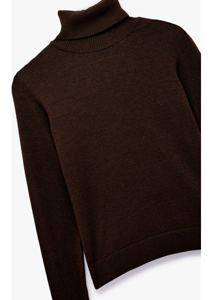 Uzun Kollu Balıkçı Yaka Triko Kazak modelleri