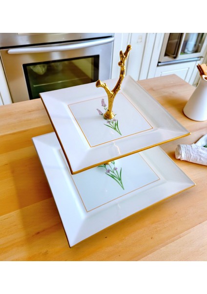 Calabra Kare Opal 34 Parça Çay Pasta Ikram Takımı fırsatları