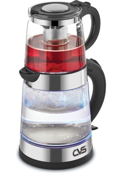 Gri Elektrikli Çay Makinesi Dn 1521, Pratik ve Şık Tasarım