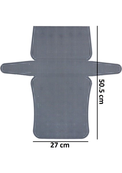 Plastik Çanta Kanvası 5 No [50.5CMX27CM] Beyaz - 1 Adet