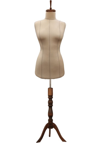 44 Beden Özel Üretim Iğne Batabilen Ütü Yapılabilen Ahşap Ayaklı Terzi Mankeni P-1 fiyatları