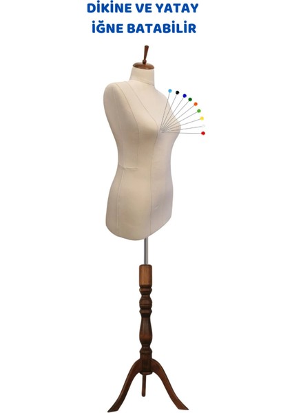 Keten Kumaş Süngerli Iğne Batabilen Prova Mankeni Terzi Mankeni Ket-01 modelleri