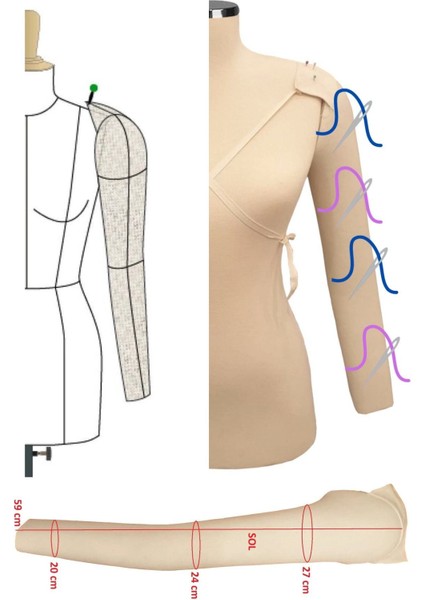 Prova Mankeni Kolu Taşınabilir Sünger Tasarım 36/38/40 Beden Uyumlu fırsatları