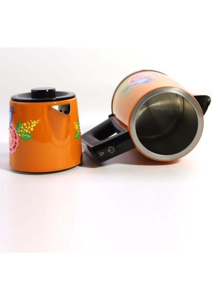 El Boyama Kuş Desenli Çay Makinesi, Şık ve Renkli Ev Dekorasyonu fiyatları