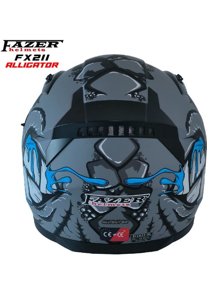 Forza Fx Alligator Full Face ( Kapalı ) Güneş Vizörlü ( Gözlüklü ) Motorsiklet Kaskı modelleri