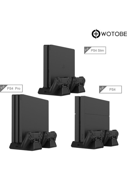 Playstation 4 Pro/slim Çok Amaçlı Şarj Istasyonlu Fanlı Soğutucu Stand fırsatları