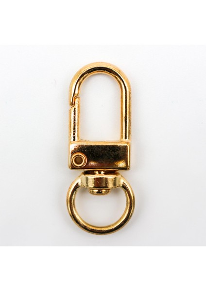 Yaylı Kanca Dip Yuvarlak 12MMX32MM Gold - 1 Adet