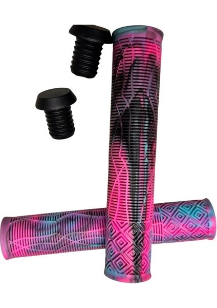 Bisiklet Elcik Uzun 165MM Pembe-Siyah-Mavi