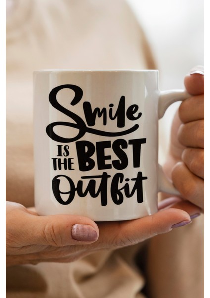 Smile Is The Best Baskılı Kupa Bardak