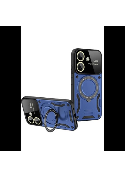 Xiaomi Redmi 13C Kılıf Joy Lens Standlı Kapak