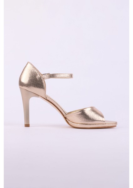 Hakiki Deri Topuklu Kadın Ayakkabısı 25MHT159