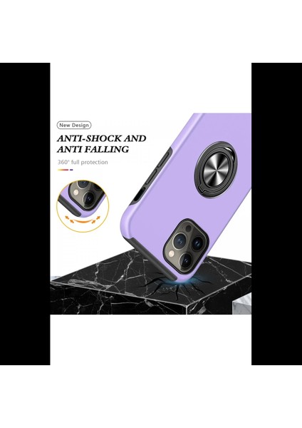 iPhone 13 Pro Kılıf Elit Yüzüklü Kapak